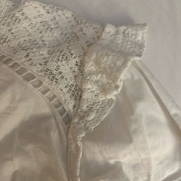 FARM RIO Romantic Embroidered Lace Blouse (109) - Picture 11 of 13